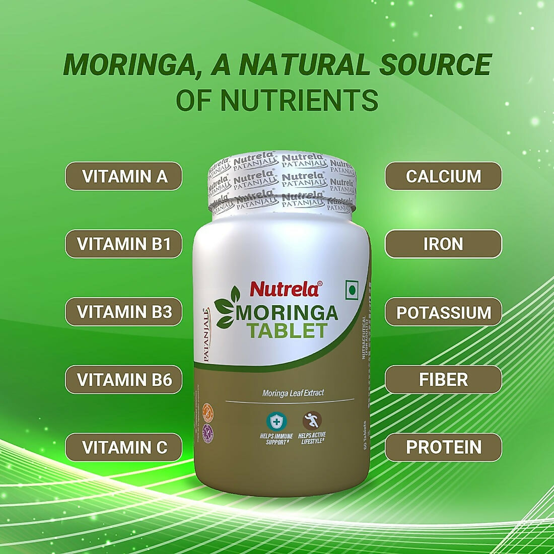 Patanjali Nutrela Moringa Tablets Patanjali Nutrela Moringa Tablets