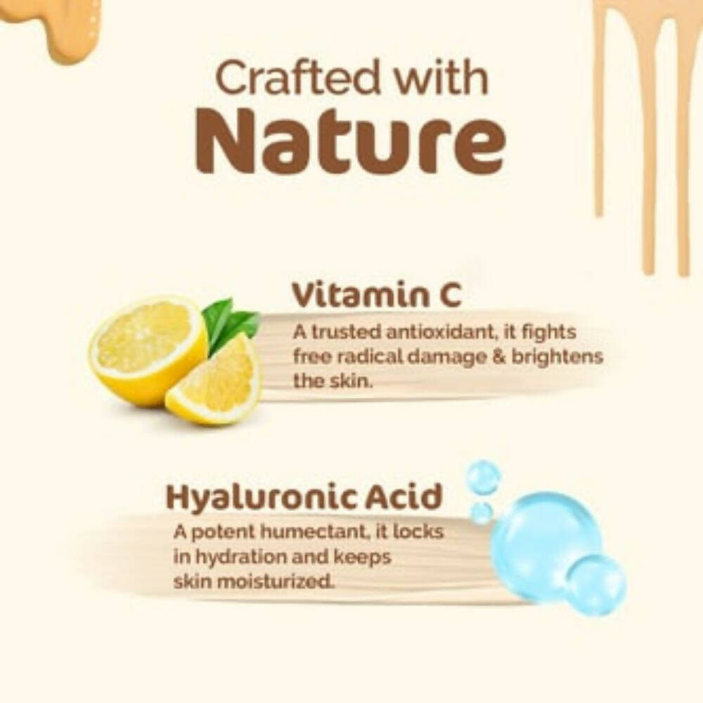 Mamaearth Hydra-Glow CC Serum With Vitamin C & Hyaluronic Acid-Honey Mamaearth Hydra-Glow CC Serum With Vitamin C & Hyaluronic Acid-Honey