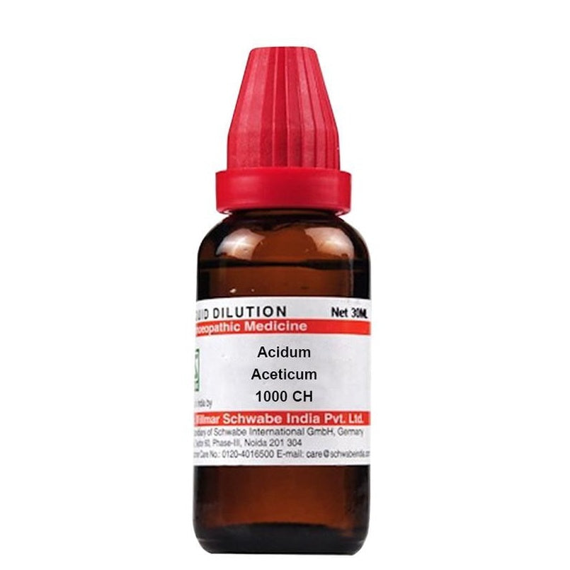Dr. Willmar Schwabe India Acidum Aceticum Dilution 1000 CH Dr. Willmar Schwabe India Acidum Aceticum Dilution 1000 CH