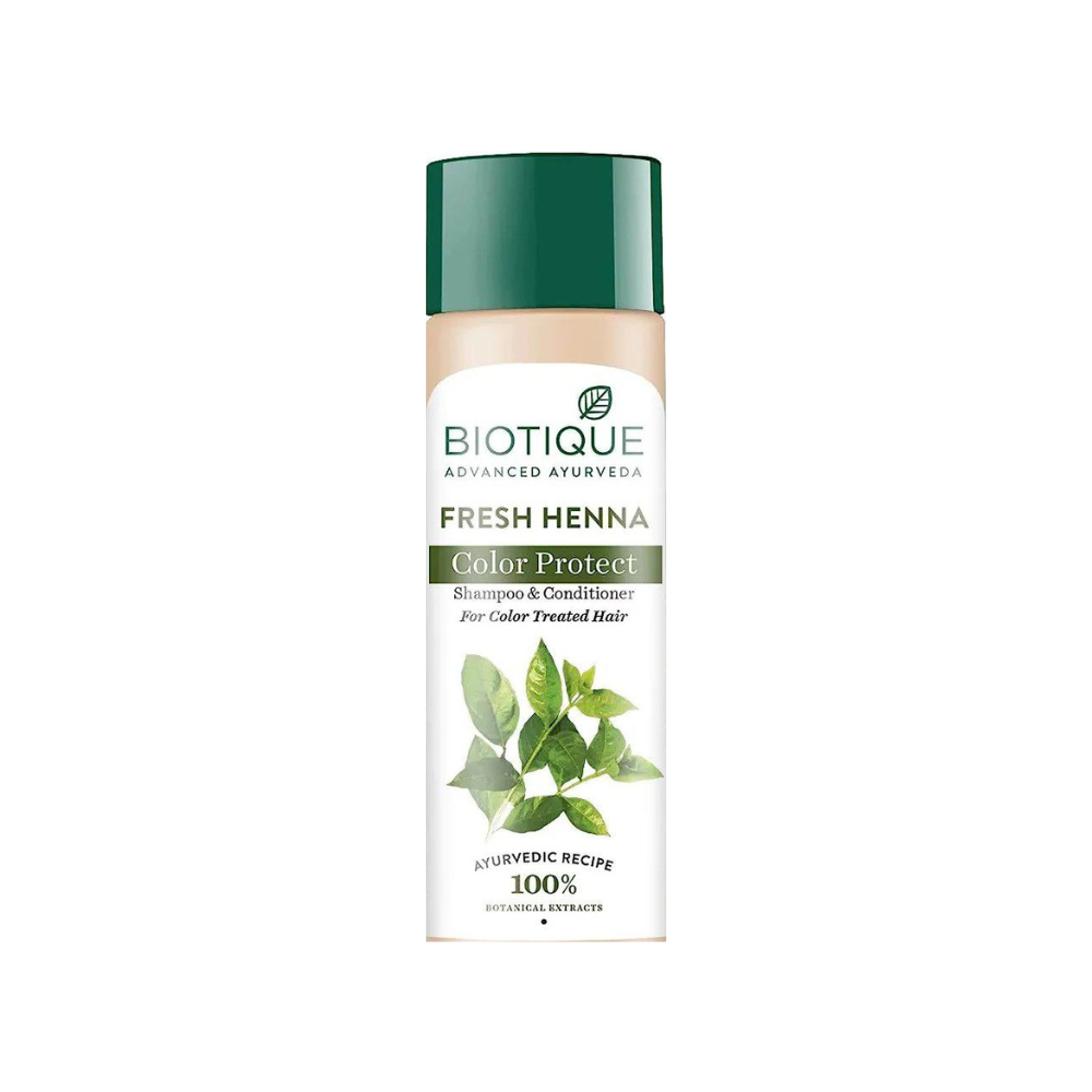 Biotique Bio Henna Leaf Fresh Texture Shampoo and Conditioner - Safuron Biotique Bio Henna Leaf Fresh Texture Shampoo and Conditioner - Safuron
