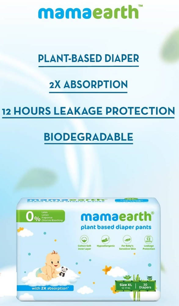 Mamaearth Plant-Based Diaper Pants for Babies Mamaearth Plant-Based Diaper Pants for Babies