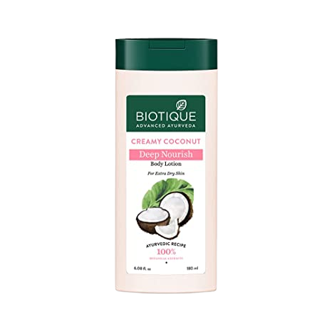 Biotique Bio Creamy Coconut Ultra Rich Body Lotion - Safuron Biotique Bio Creamy Coconut Ultra Rich Body Lotion - Safuron