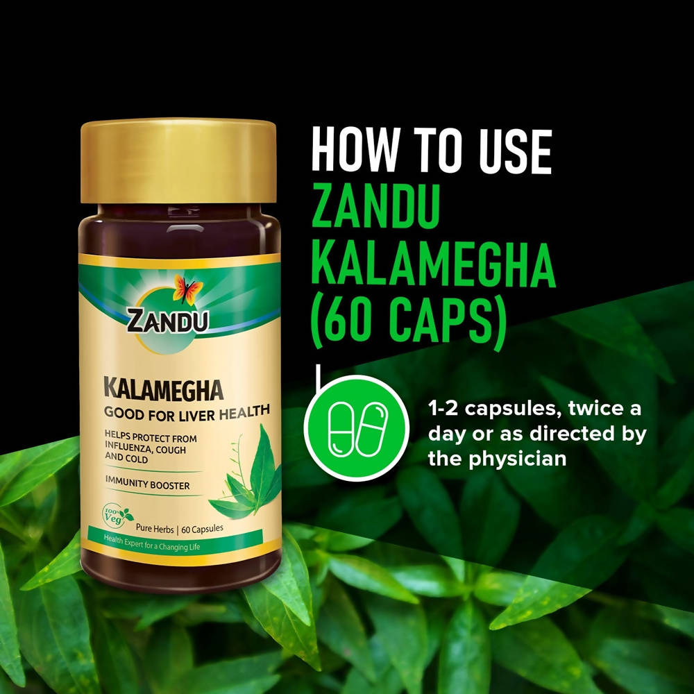Zandu Kalamegha Good For Liver Health Capsules Zandu Kalamegha Good For Liver Health Capsules