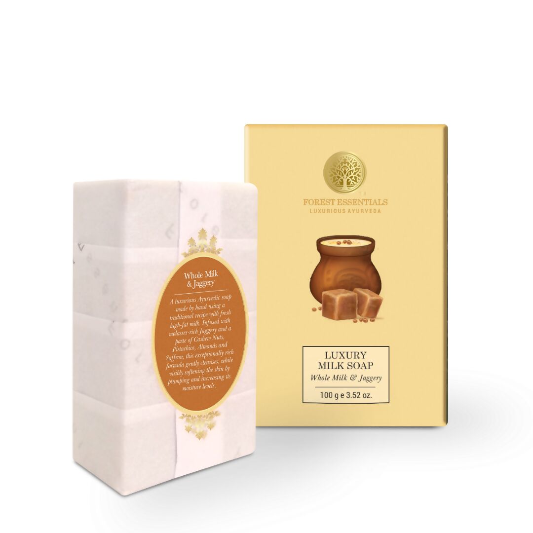 Forest Essentials Whole Milk & Jaggery Soap Forest Essentials Whole Milk & Jaggery Soap