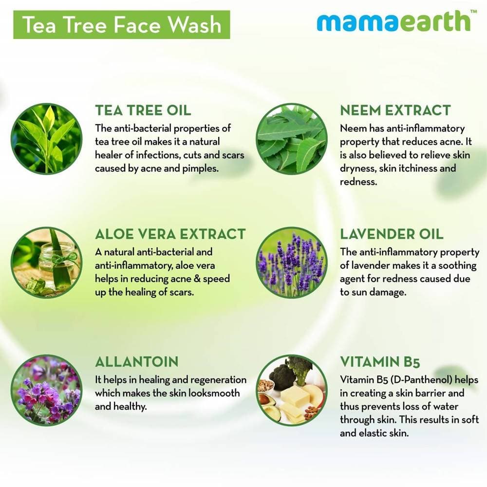 Mamaearth Tea Tree Face Wash for Acne & Pimples Mamaearth Tea Tree Face Wash for Acne & Pimples