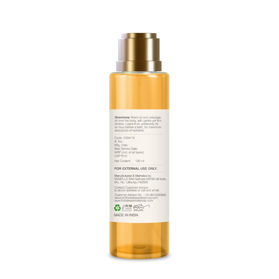 Forest Essentials Body Massage Oil Sandalwood & Saffron Forest Essentials Body Massage Oil Sandalwood & Saffron