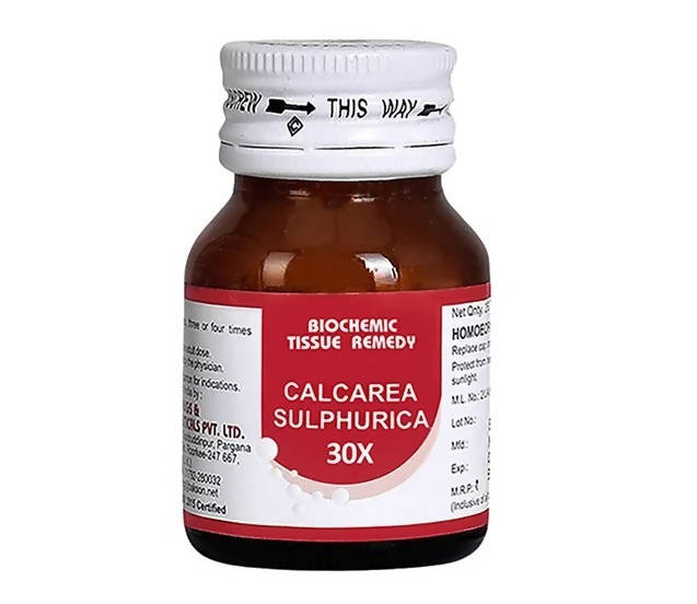 Bakson's Homeopathy Calcarea Sulphurica Biochemic Tablets Bakson's Homeopathy Calcarea Sulphurica Biochemic Tablets