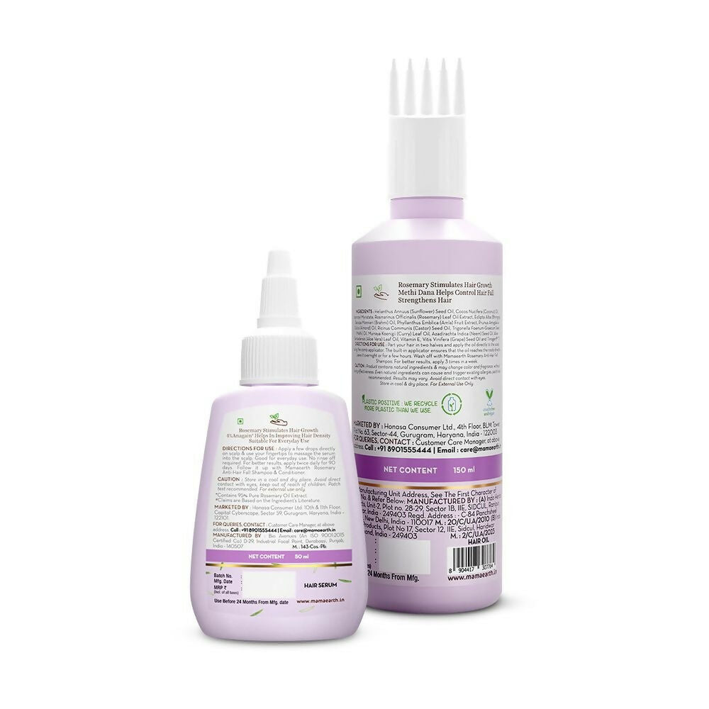 Mamaearth Rosemary Hair Growth & Nourishment Combo Mamaearth Rosemary Hair Growth & Nourishment Combo