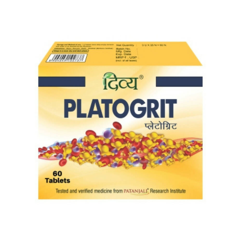 Patanjali Divya Platogrit Tablets - safuroncart