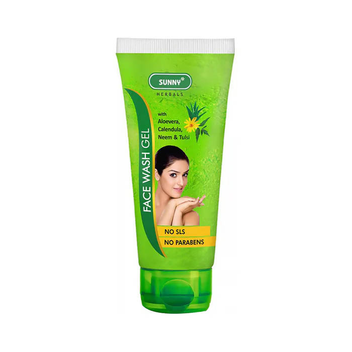 Bakson's Sunny Herbals Face Wash Gel With Aloevera, Calendula, Neem & Tulsi - Safuron Naturals