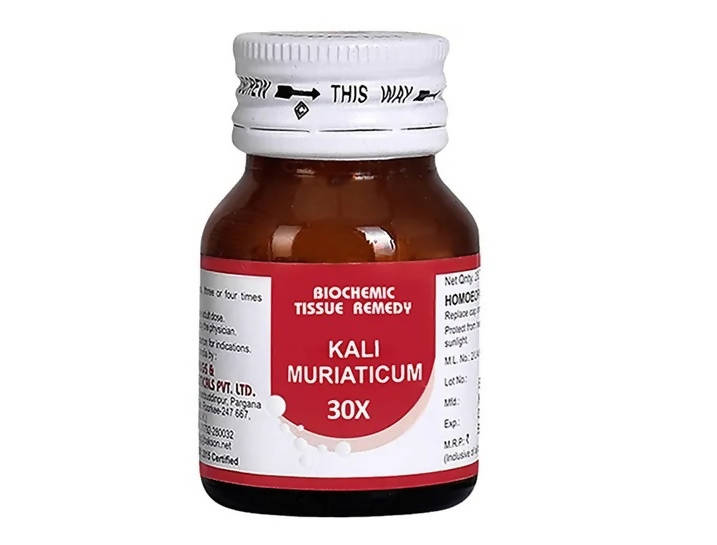 Bakson's Homeopathy Kali Muriaticum Biochemic Tablets Bakson's Homeopathy Kali Muriaticum Biochemic Tablets