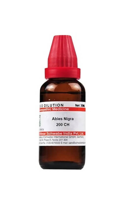 Dr. Willmar Schwabe India Abies Nigra Dilution Dr. Willmar Schwabe India Abies Nigra Dilution