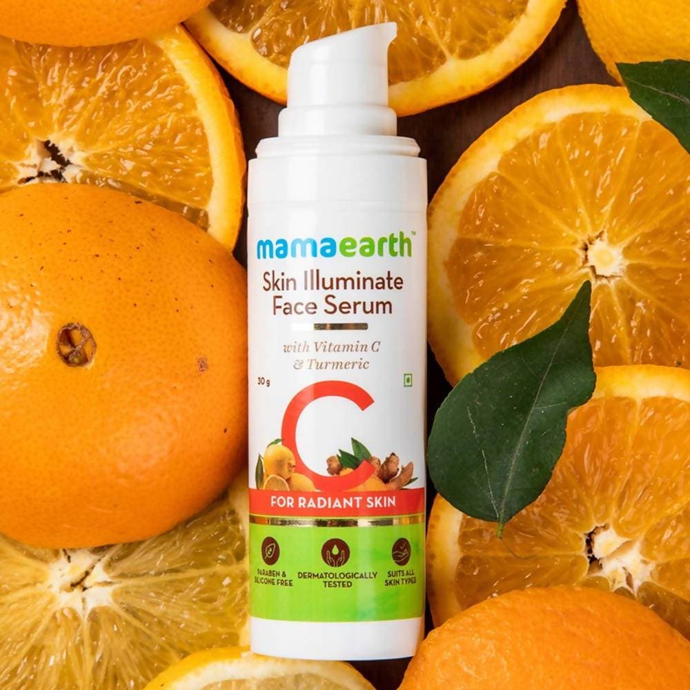 Mamaearth Skin Illuminate Face Serum With Vitamin C & Turmeric For Radiant Skin Mamaearth Skin Illuminate Face Serum With Vitamin C & Turmeric For Radiant Skin