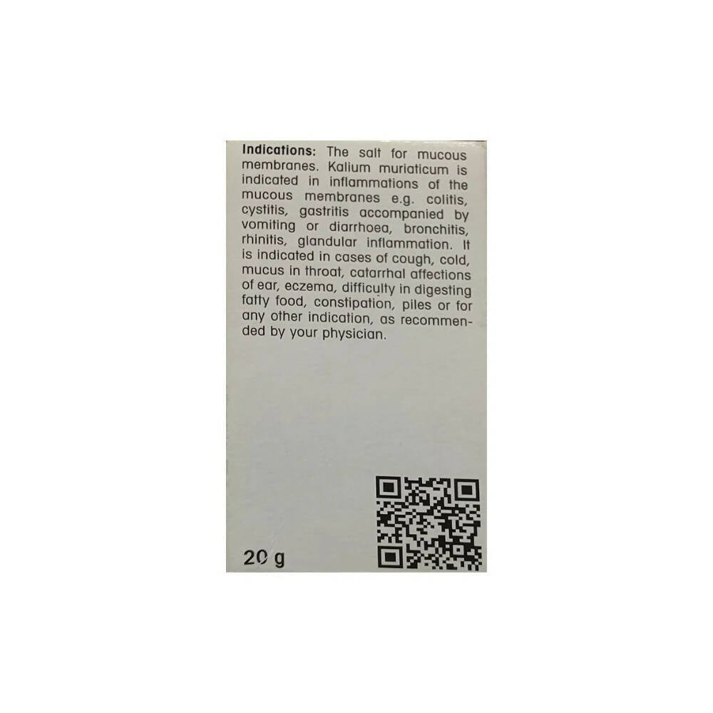 Dr. Reckeweg Kali Muriaticum 6X Tablets Dr. Reckeweg Kali Muriaticum 6X Tablets