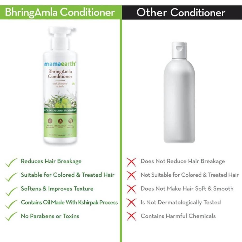 Mamaearth Bhringamla Conditioner For Intense Hair Treatment Mamaearth Bhringamla Conditioner For Intense Hair Treatment