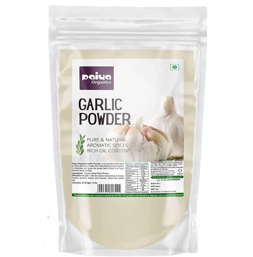 Paiya Organics Garlic Powder - Safuron
