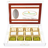Ghasitaram Pure Kaju Badam Pista Barfi - Safuron