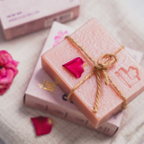 Isha Life Soothe. Rose Geranium With Coconut Oil Handcrafted Soap
