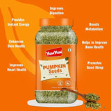 Yum Yum Roasted & Salted Pumpkin Seeds Jar Yum Yum
