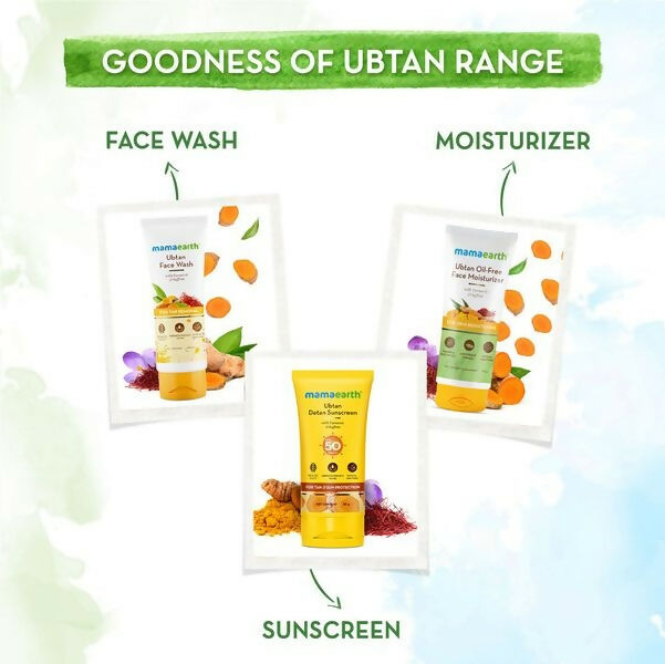 Mamaearth Ubtan Detan Sunscreen With Turmeric & Saffron For Sun Protection Mamaearth Ubtan Detan Sunscreen With Turmeric & Saffron For Sun Protection