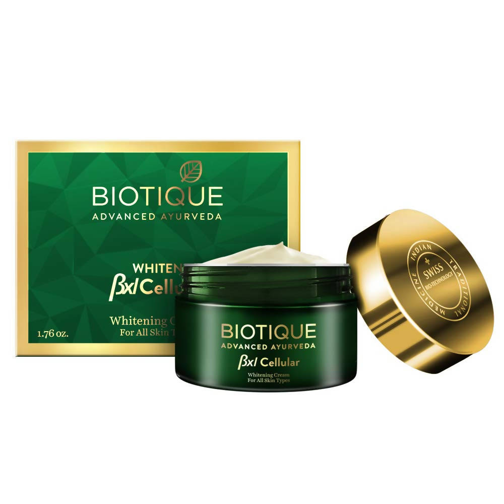 Biotique Advanced Ayurveda Bxl Cellular Whitening Cream For All Skin Types Biotique Advanced Ayurveda Bxl Cellular Whitening Cream For All Skin Types