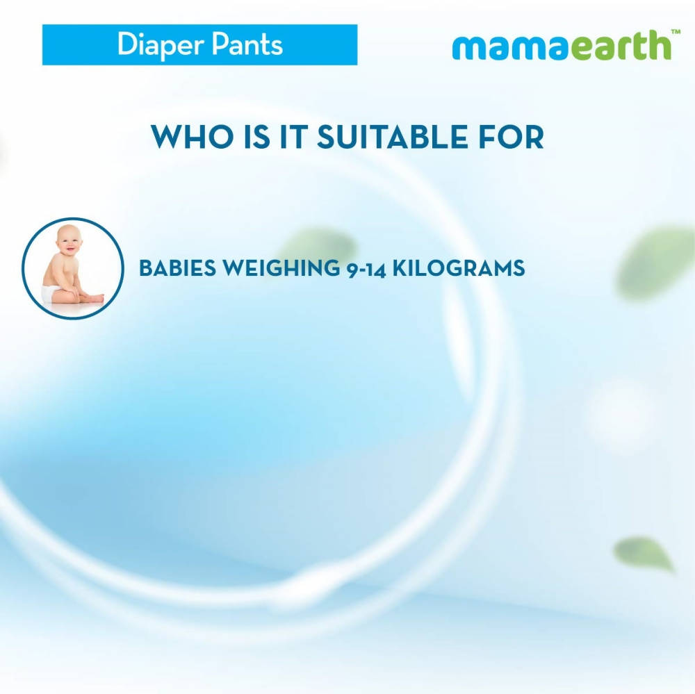 Mamaearth Plant-Based Diaper Pants for Babies 30 Diapers Mamaearth Plant-Based Diaper Pants for Babies 30 Diapers