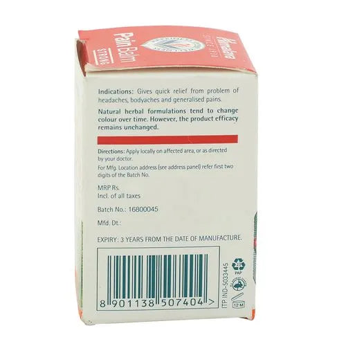 Himalaya Herbals Rumalaya Pain Balm, Strong Himalaya Herbals Rumalaya Pain Balm, Strong