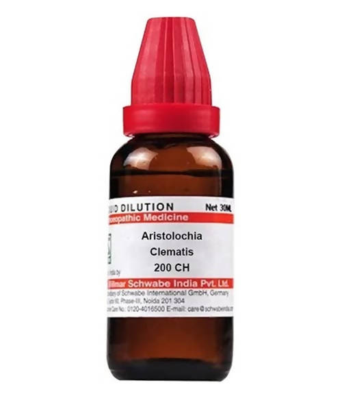 Dr. Willmar Schwabe India Aristolochia Clematis Dilution Dr. Willmar Schwabe India Aristolochia Clematis Dilution