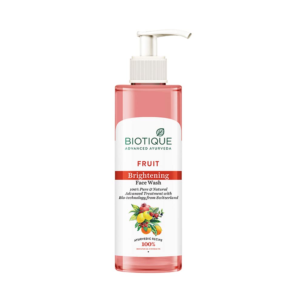 Biotique Advanced Ayurveda Fruit Brightening Face Wash - Safuron Biotique Advanced Ayurveda Fruit Brightening Face Wash - Safuron