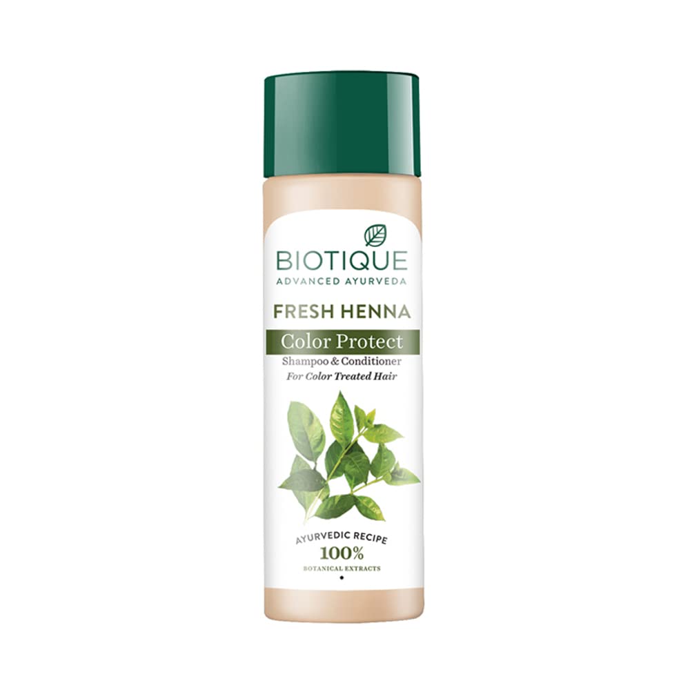 Biotique Bio Henna Leaf Fresh Texture Shampoo and Conditioner - Safuron Biotique Bio Henna Leaf Fresh Texture Shampoo and Conditioner - Safuron
