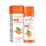 Biotique Advanced Ayurveda Bio Carrot 40+ SPF UVA/UVB Sunscreen Ultra Soothing Face Lotion - Safuron