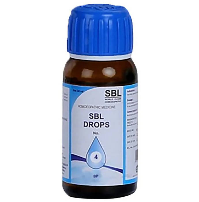 SBL Homeopathy Drops No. 4 SBL Homeopathy Drops No. 4