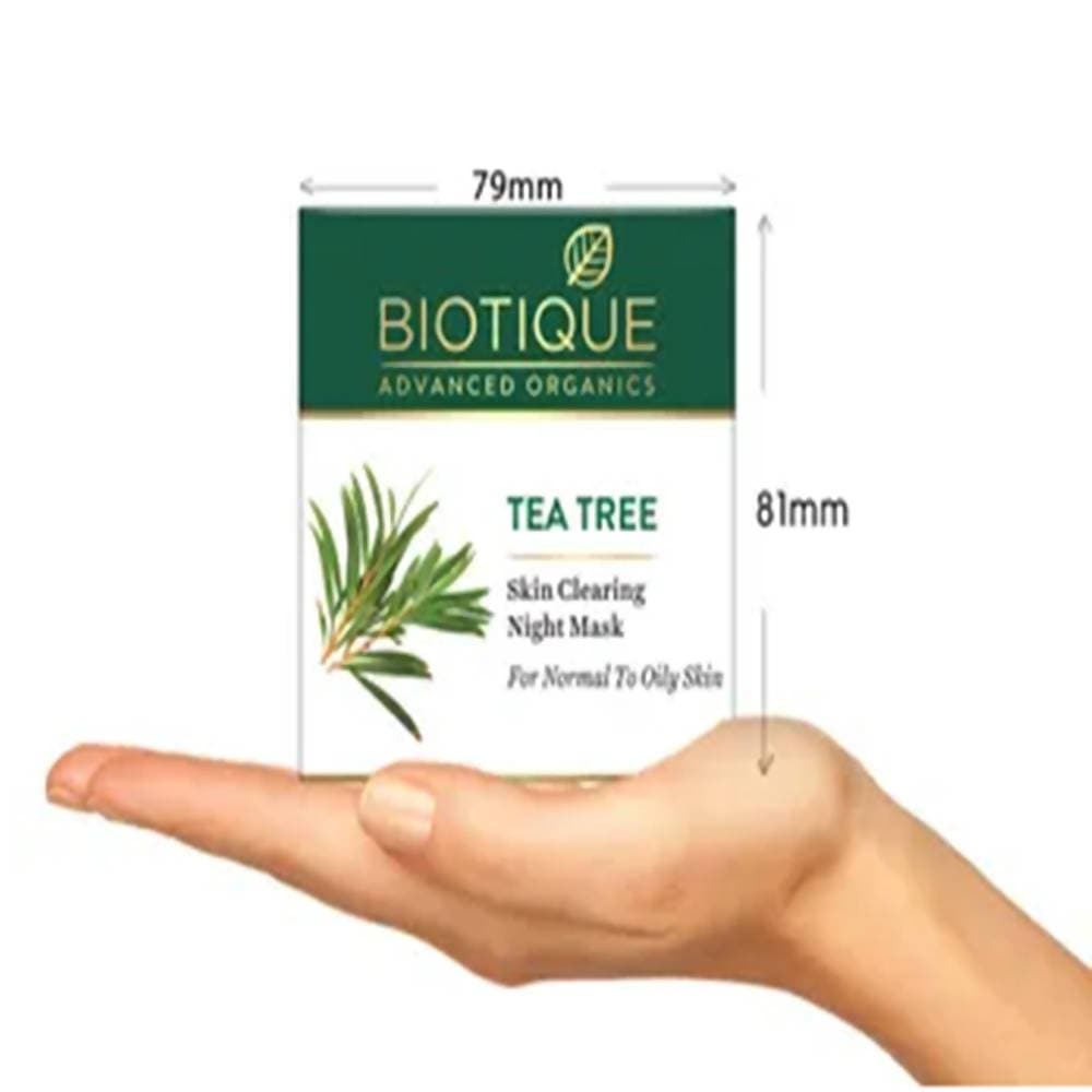 Biotique Advanced Organics Tea Tree Skin Clearing Night Mask Biotique Advanced Organics Tea Tree Skin Clearing Night Mask