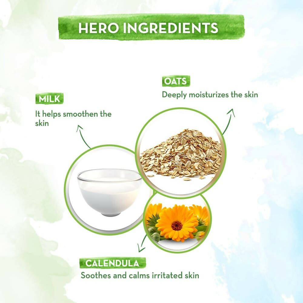 Mamaearth Milky Soft Mineral Based Sunscreen SPF 30 & PA+++ With Oats, Milk and Calendula Mamaearth Milky Soft Mineral Based Sunscreen SPF 30 & PA+++ With Oats, Milk and Calendula