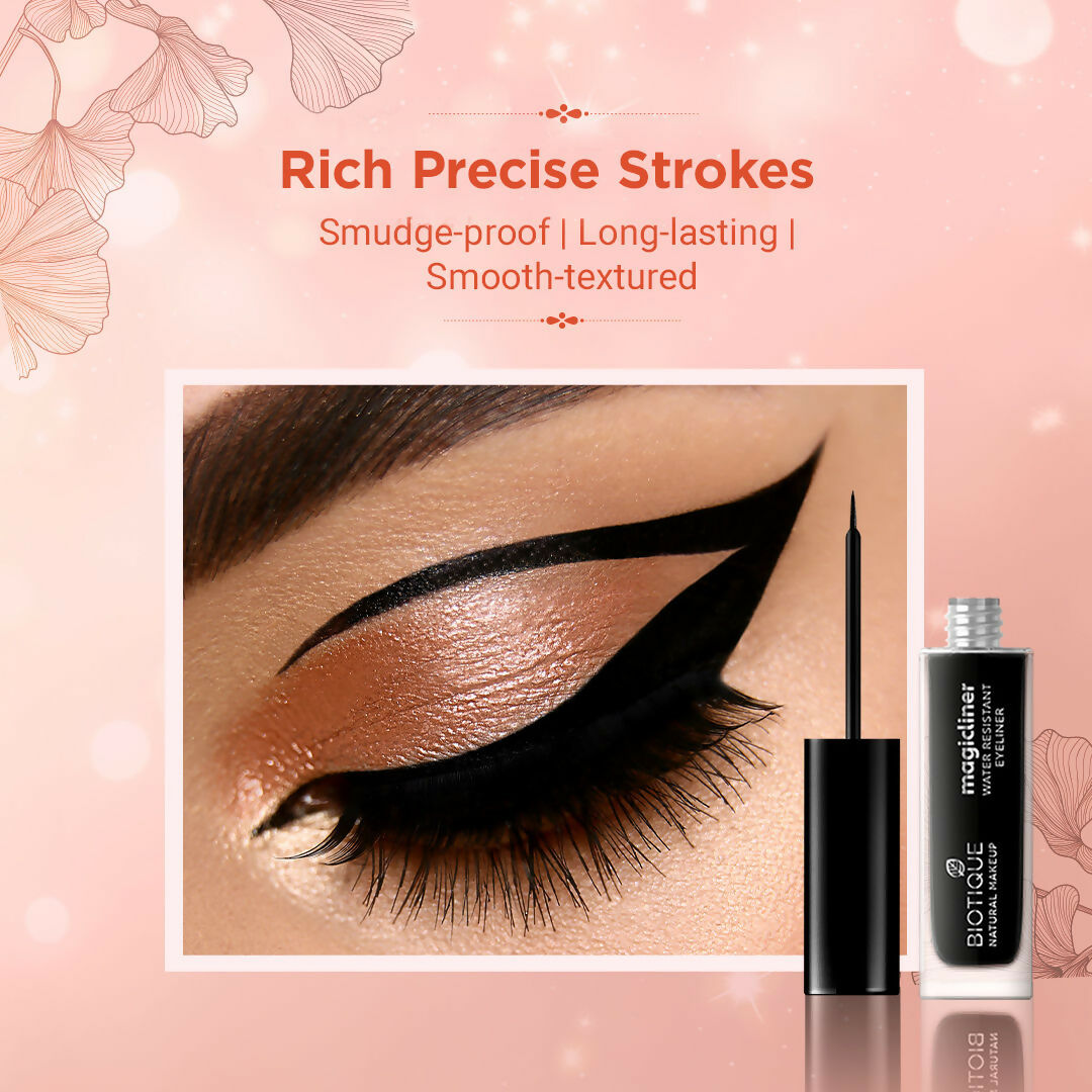 Biotique Magicliner Water Resistant Eyeliner - Midnight Black Biotique Magicliner Water Resistant Eyeliner - Midnight Black