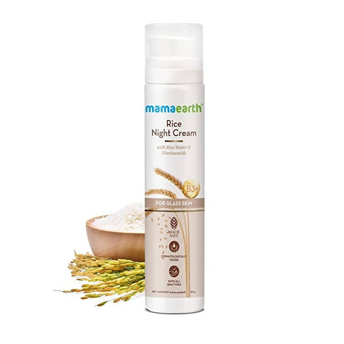 Mamaearth Rice Night Cream With Rice Water & Niacinamide Mamaearth Rice Night Cream With Rice Water & Niacinamide