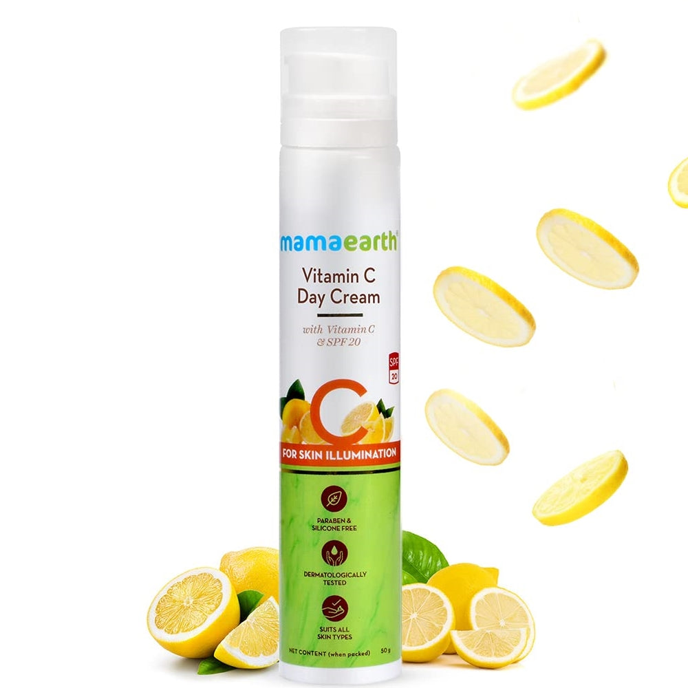 Mamaearth Vitamin C Day Cream with Vitamin C & SPF 20 for Skin Illumination Mamaearth Vitamin C Day Cream with Vitamin C & SPF 20 for Skin Illumination