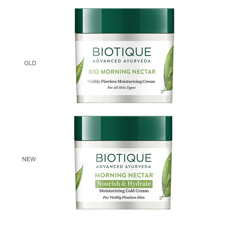 Biotique Advanced Ayurveda Bio Morning Nectar Visibly Flawless Moisturizing Cream Biotique Advanced Ayurveda Bio Morning Nectar Visibly Flawless Moisturizing Cream