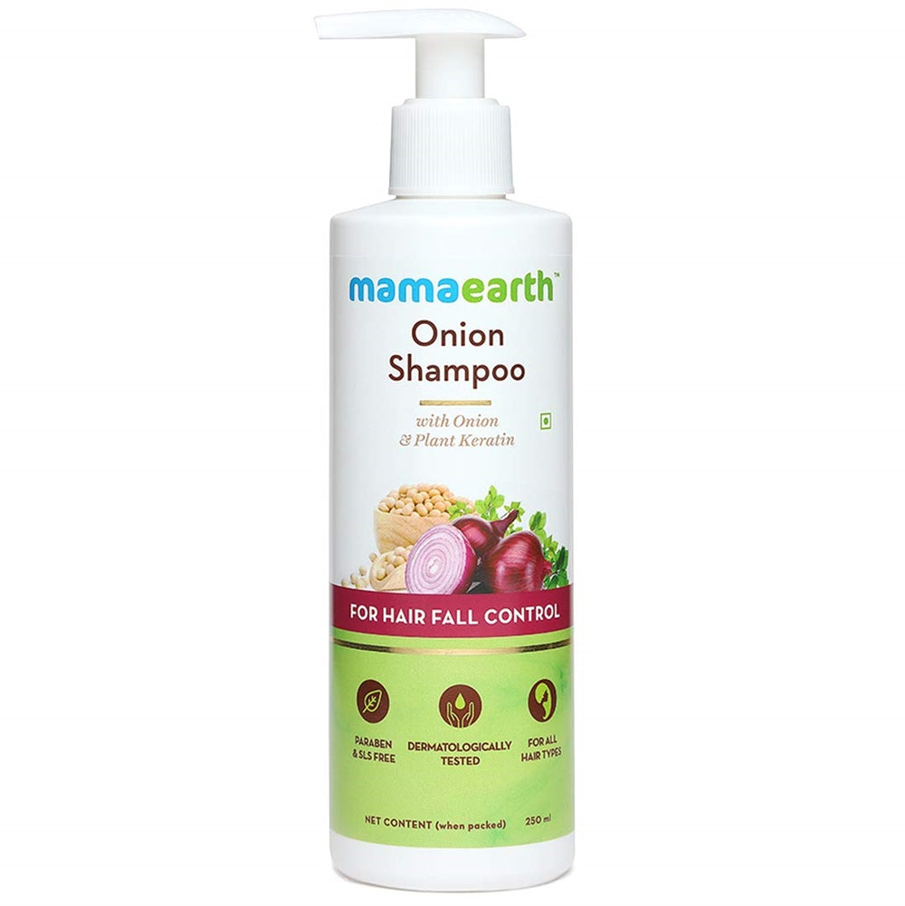 Mamaearth Onion Shampoo & Onion Conditioner For Hair Fall Control Mamaearth Onion Shampoo & Onion Conditioner For Hair Fall Control