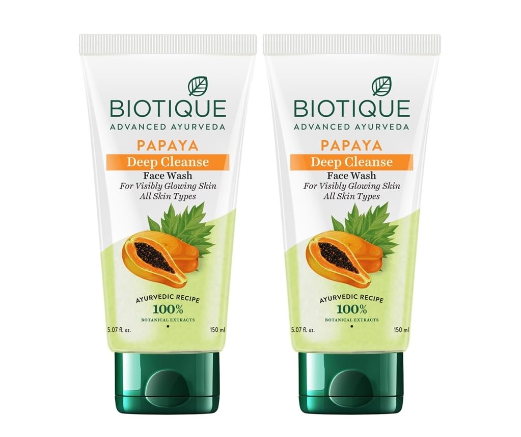 Biotique Bio Papaya Visibly Flawless Skin Face Wash - Safuron