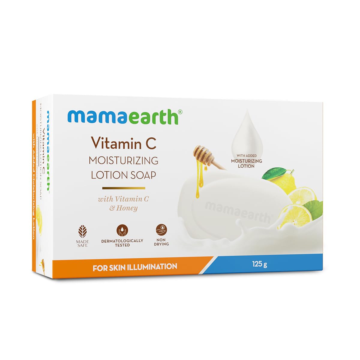 Mamaearth Vitamin C Moisturizing Lotion Soap - Safuron