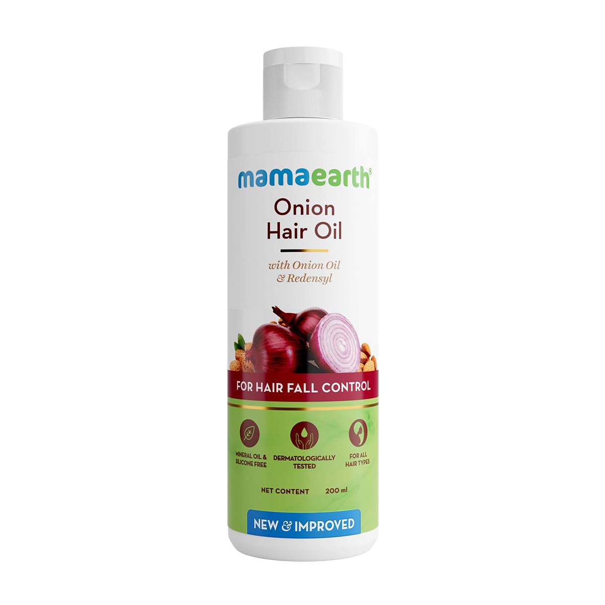 Mamaearth Onion Hair Oil With Onion & Redensyl For Hair Fall Control - Safuron Mamaearth Onion Hair Oil With Onion & Redensyl For Hair Fall Control - Safuron