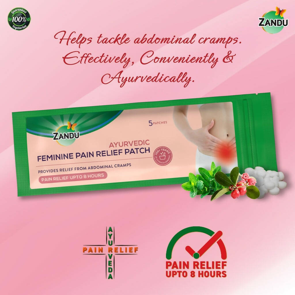 Zandu Feminine Pain Relief Patch Zandu Feminine Pain Relief Patch