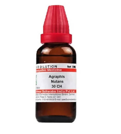 Dr. Willmar Schwabe India Agraphis Nutans Dilution Dr. Willmar Schwabe India Agraphis Nutans Dilution