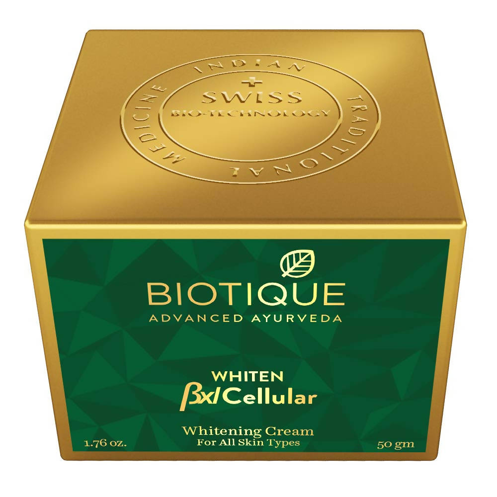 Biotique Advanced Ayurveda Bxl Cellular Whitening Cream For All Skin Types Biotique Advanced Ayurveda Bxl Cellular Whitening Cream For All Skin Types