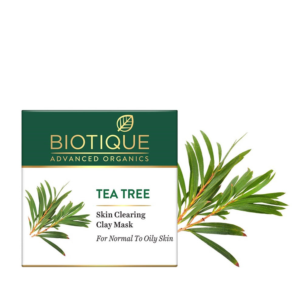 Biotique Advanced Organics Tea Tree Skin Clearing Clay Mask Biotique Advanced Organics Tea Tree Skin Clearing Clay Mask