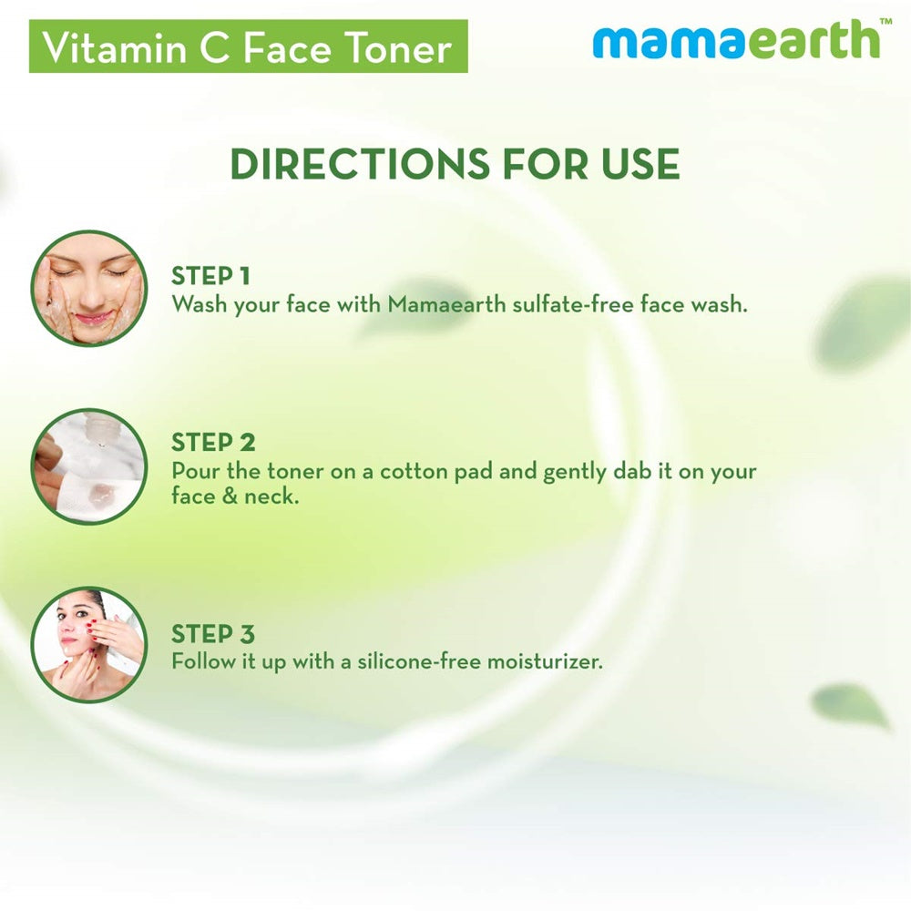 Mamaearth Vitamin C Face Toner And Face Wash Mamaearth Vitamin C Face Toner And Face Wash
