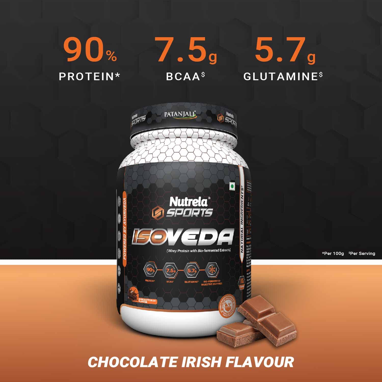 Patanjali Nutrela ISOVEDA Gold Powder Patanjali Nutrela ISOVEDA Gold Powder