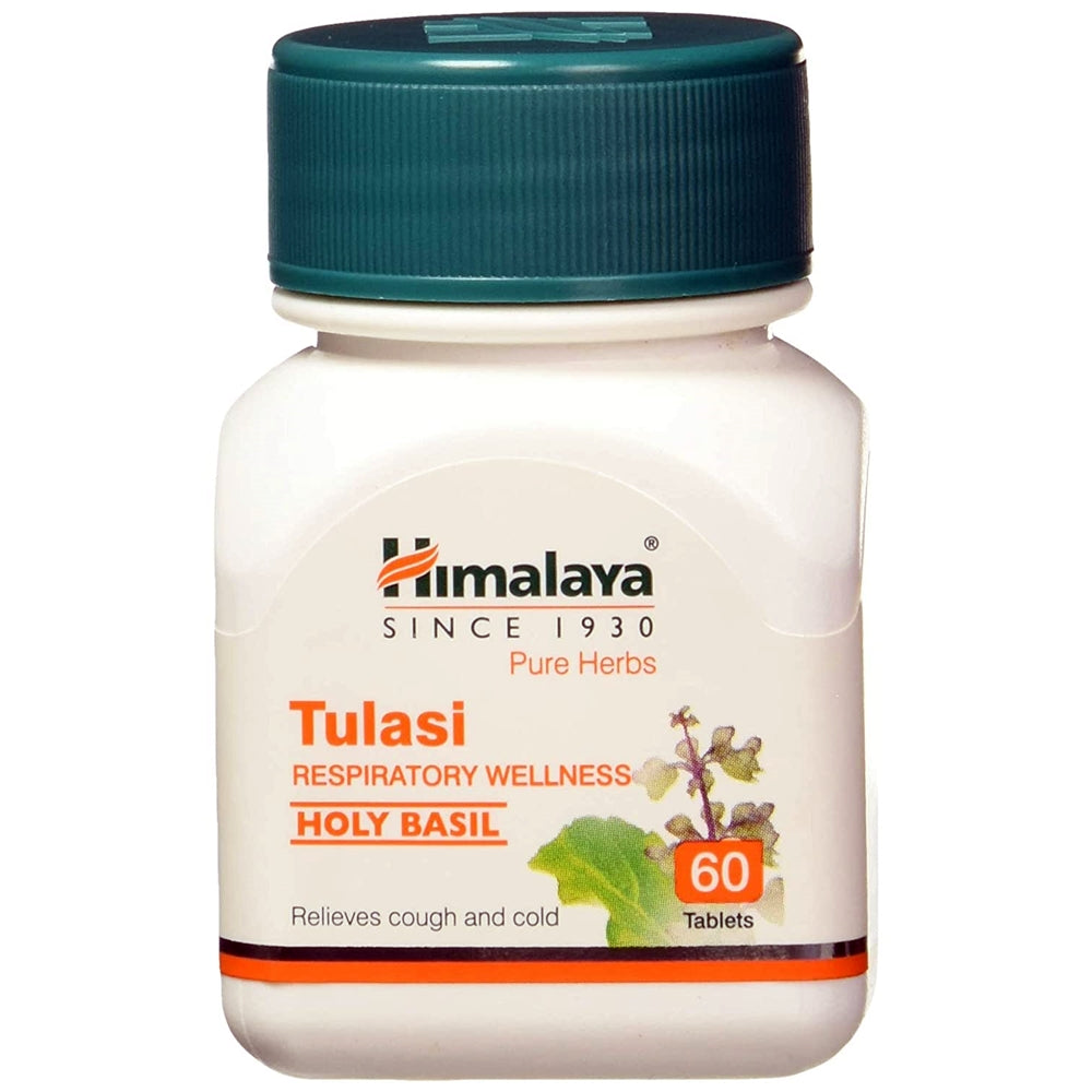 Himalaya Wellness Pure Herbs Tulasi Respiratory Wellness - 60 Tablets - Safuron Naturals