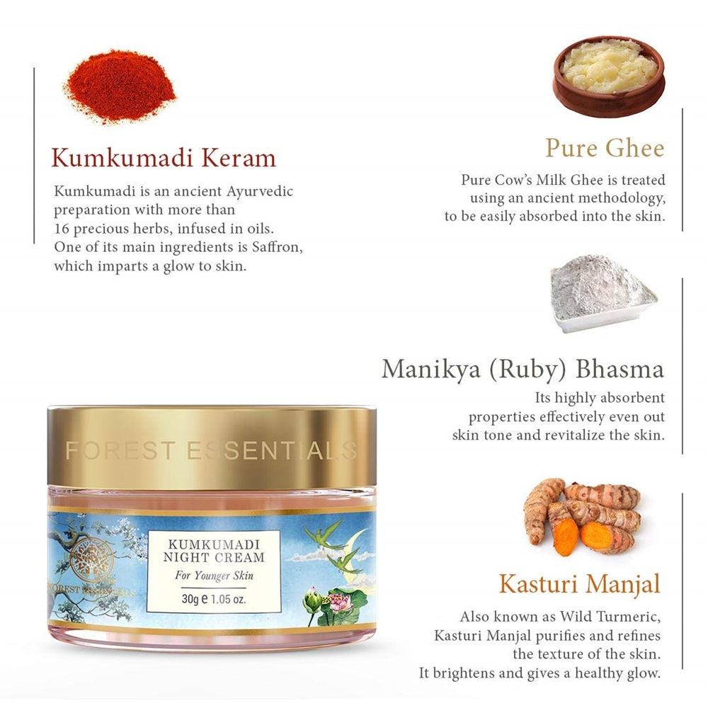 Forest Essentials Kumkumadi Night Cream Forest Essentials Kumkumadi Night Cream
